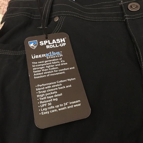 KUHL BLACK ROLL-UP PANTS - Picture 4 of 13